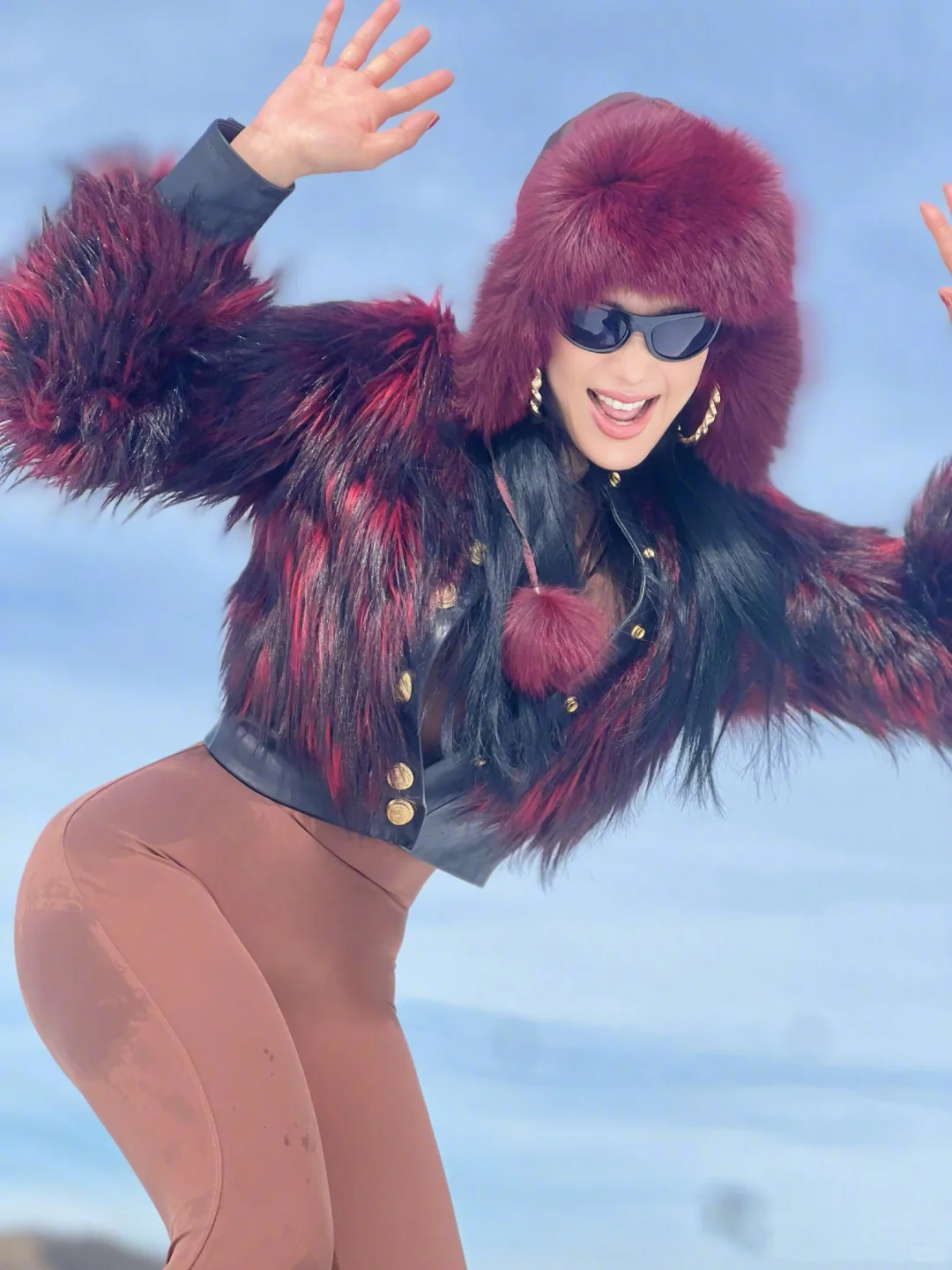 钟丽缇穿瑜伽裤绝对的天花板堪称女性大腿中间一张嘴_8